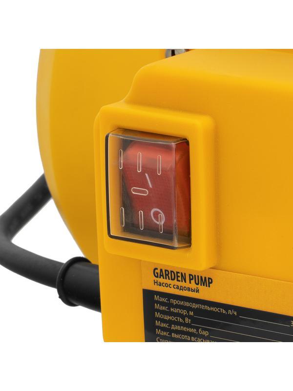 Садовый поверхностный насос GPL800Х, 800 Вт, 3200 л/ч, подъем 42 м, нержавейка Denzel