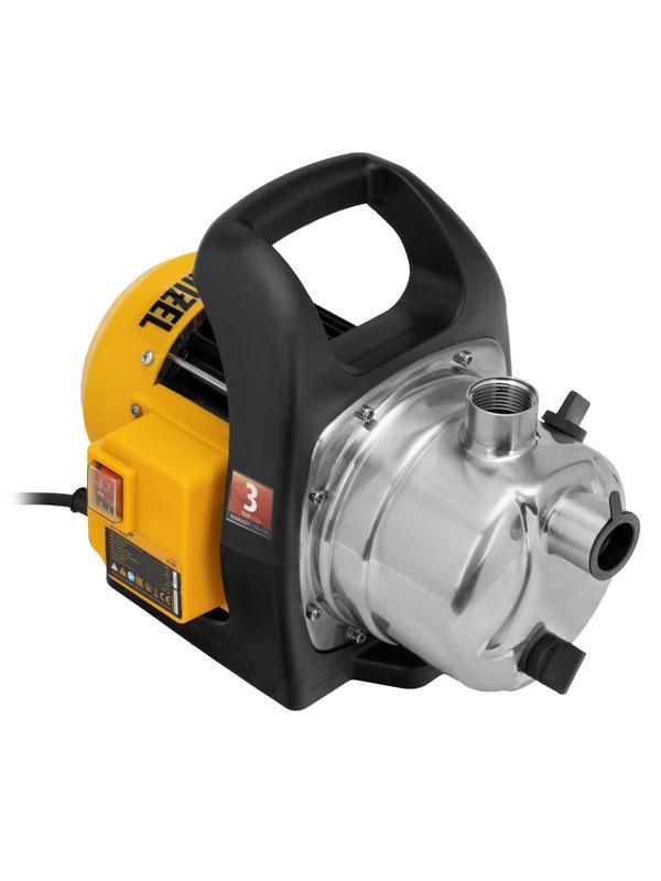 Садовый поверхностный насос GPL800Х, 800 Вт, 3200 л/ч, подъем 42 м, нержавейка Denzel