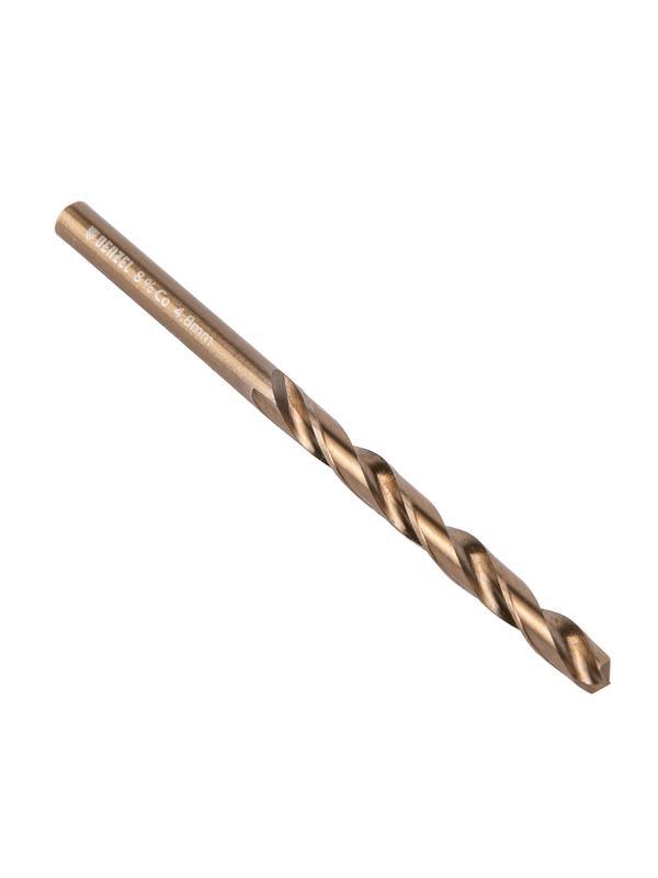 Сверло по металлу, 4,8 мм, HSS Co-8%// Denzel