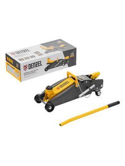 Домкрат гидравлический подкатной с фиксатором, 2,8 т, 135-385 мм Denzel