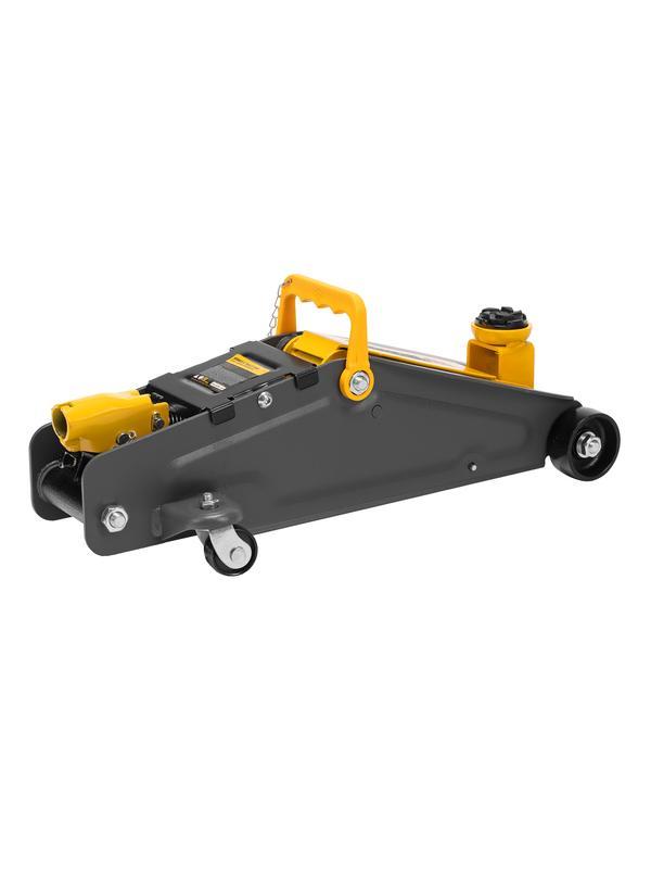 Домкрат гидравлический подкатной с фиксатором, 2,8 т, 135-385 мм Denzel