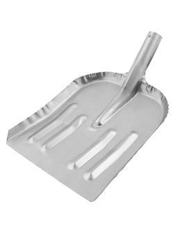 Лопата для уборки снега стальная оцинкованная, 320 х 340 мм, без черенка, Россия