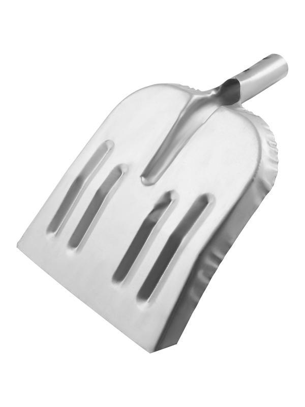 Лопата для уборки снега стальная оцинкованная, 320 х 340 мм, без черенка, Россия