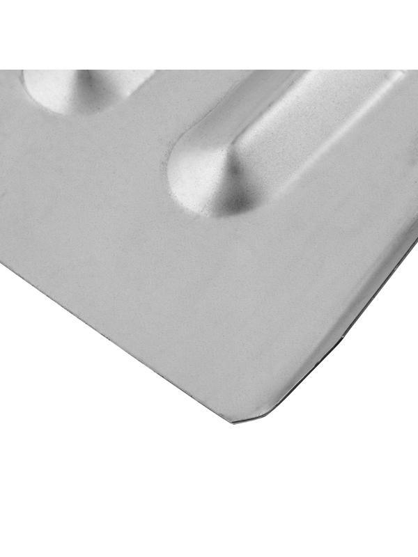 Лопата для уборки снега стальная оцинкованная, 320 х 340 мм, без черенка, Россия