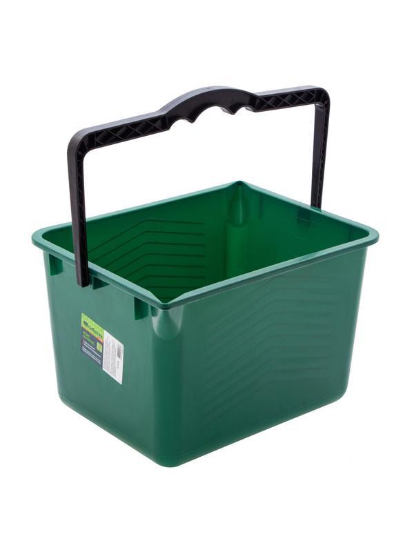 Ведро малярное прямоугольное, 8 л, вторичный полипропилен Россия, Сибртех