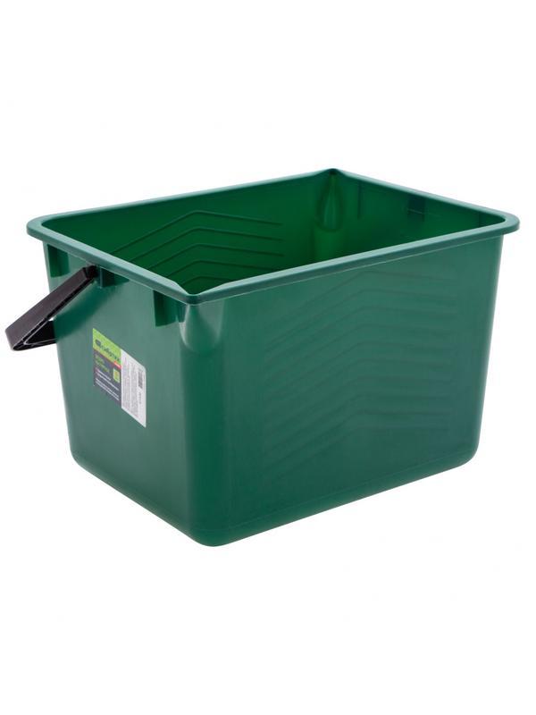Ведро малярное прямоугольное, 8 л, вторичный полипропилен Россия, Сибртех