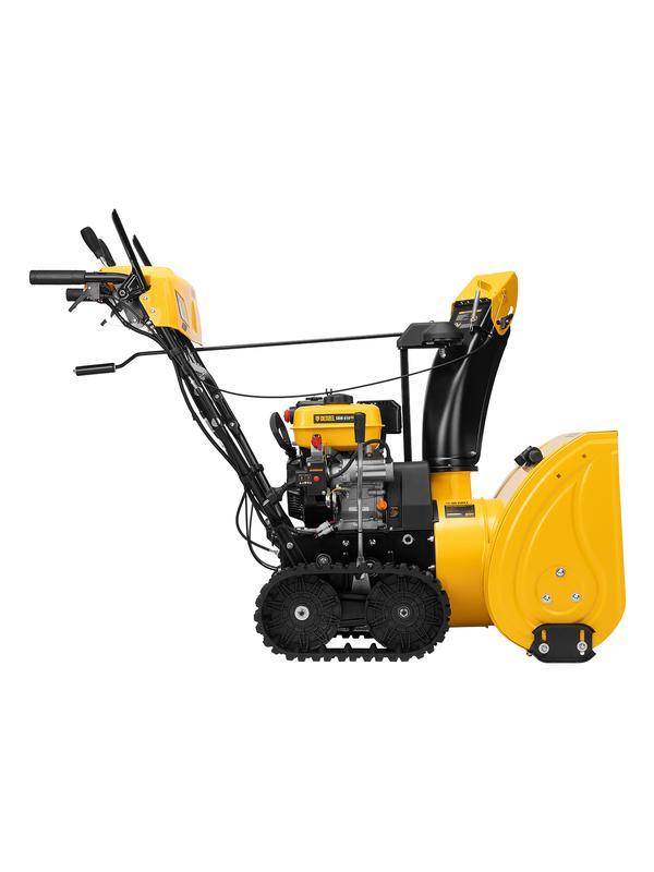 Бензиновая снегоуборочная машина SBM 610DT PRO, 212cc, гусеницы, эл.старт, блок. дифф. Denzel