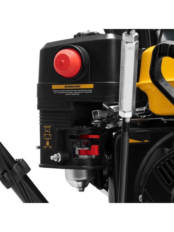 Бензиновая снегоуборочная машина SBM 610DT PRO, 212cc, гусеницы, эл.старт, блок. дифф. Denzel