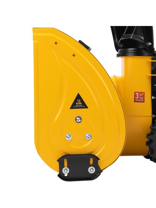 Бензиновая снегоуборочная машина SBM 610DT PRO, 212cc, гусеницы, эл.старт, блок. дифф. Denzel