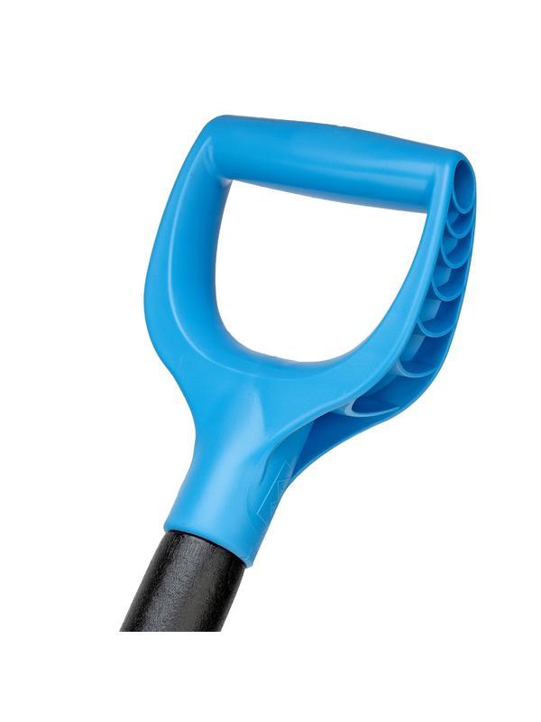 Лопата совковая, 235х285х1310 мм, ребра жесткости, деревянный черенок, с рукояткой, LUXE Palisad