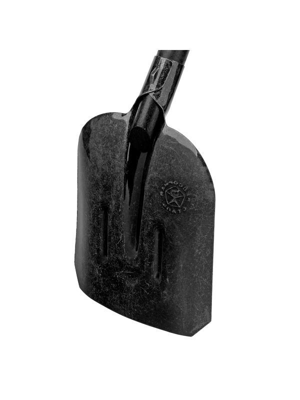 Лопата совковая, 235х285х1310 мм, ребра жесткости, деревянный черенок, с рукояткой, LUXE Palisad