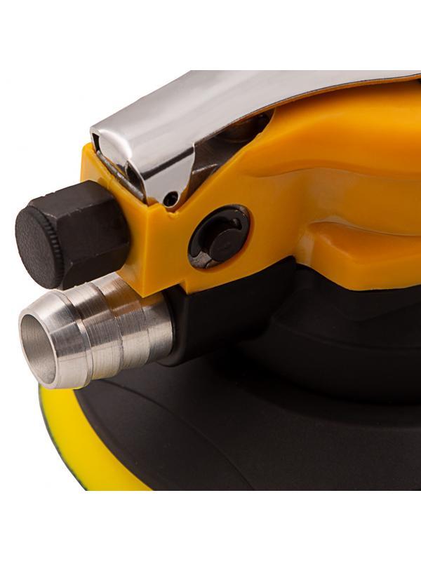 Эксцентриковая шлифовальная машина EPG150, 150 мм, 10000 об/мин, 5 мм, 160 л/мин Denzel