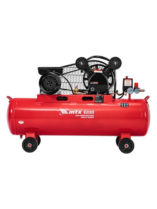 Компрессор воздушный ременный привод КР2500/80, 2,5 кВт, 80 литров, 420 л/мин МТХ