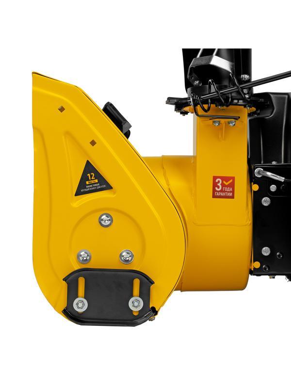 Бензиновая снегоуборочная машина SB 560 LP, 212 cc, электростартер, фара Denzel