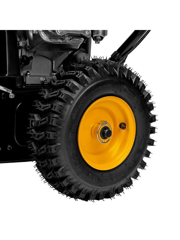 Бензиновая снегоуборочная машина SB 560 LP, 212 cc, электростартер, фара Denzel