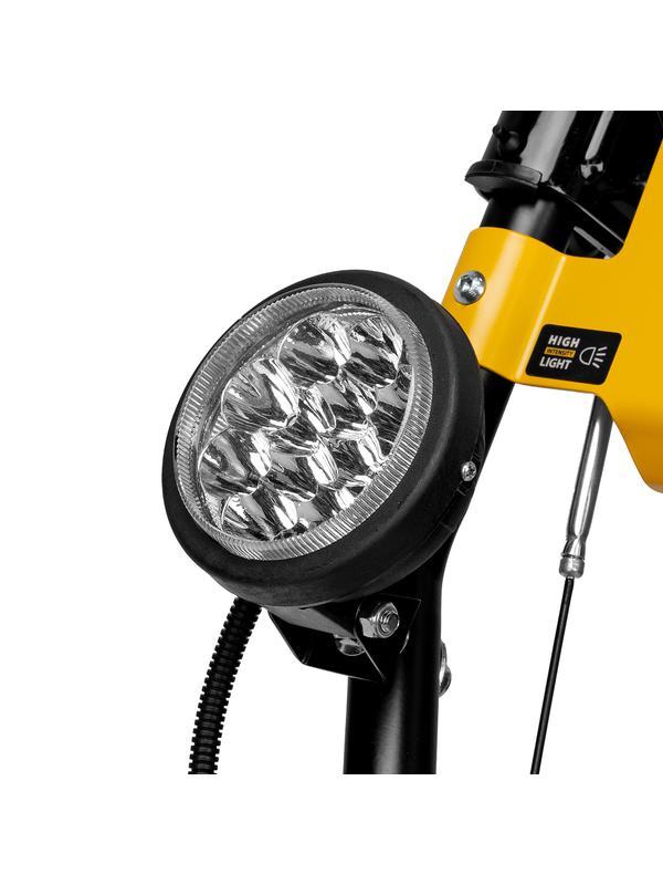 Бензиновая снегоуборочная машина SB 560 LP, 212 cc, электростартер, фара Denzel