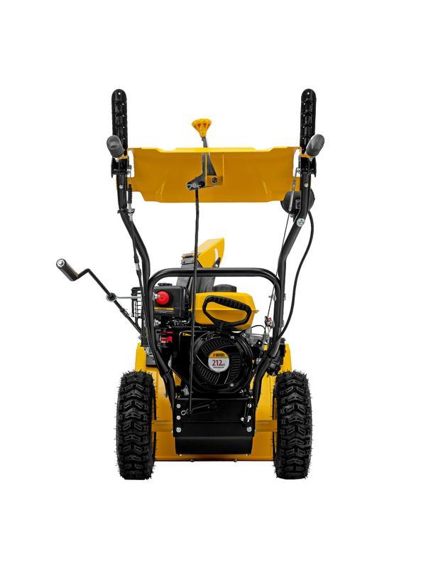 Бензиновая снегоуборочная машина SB 560 LP, 212 cc, электростартер, фара Denzel