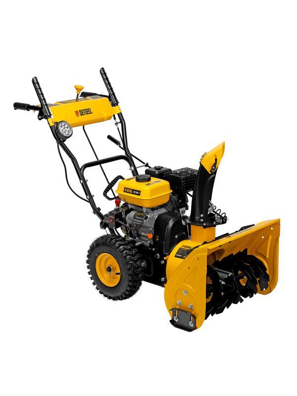 Бензиновая снегоуборочная машина SB 560 LP, 212 cc, электростартер, фара Denzel