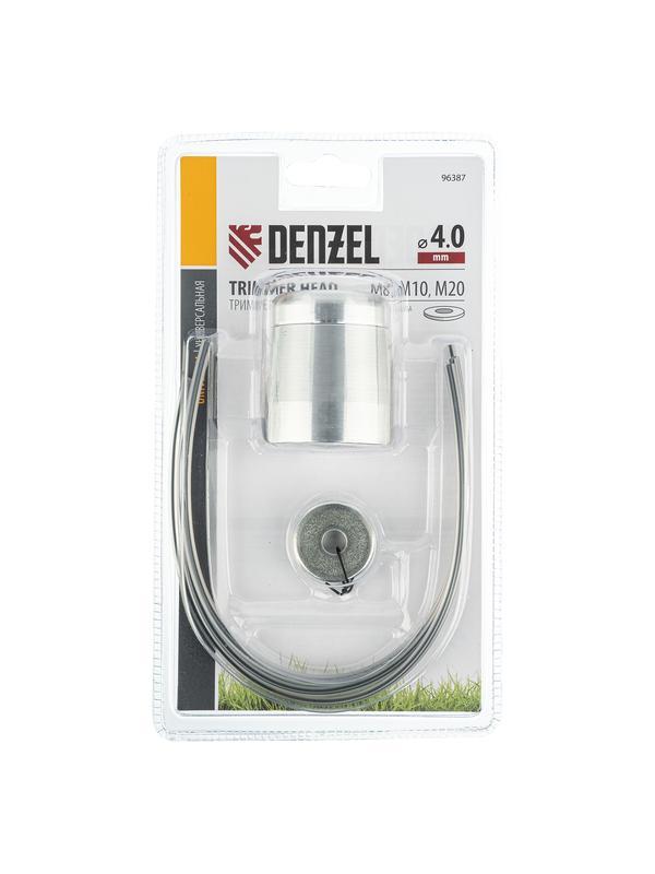 Головка триммерная универсальная быстрозажимная, шайба М8,М10,М20 //Denzel