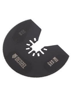 Насадка для МФИ отрезная полукруг, HSS, по металлу и дереву, 80 мм х 1,2 мм, мелкий зуб Denzel