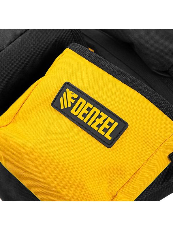 Пояс монтажника усиленный, с лямками, сумки поясные, держатель для молотка// Denzel