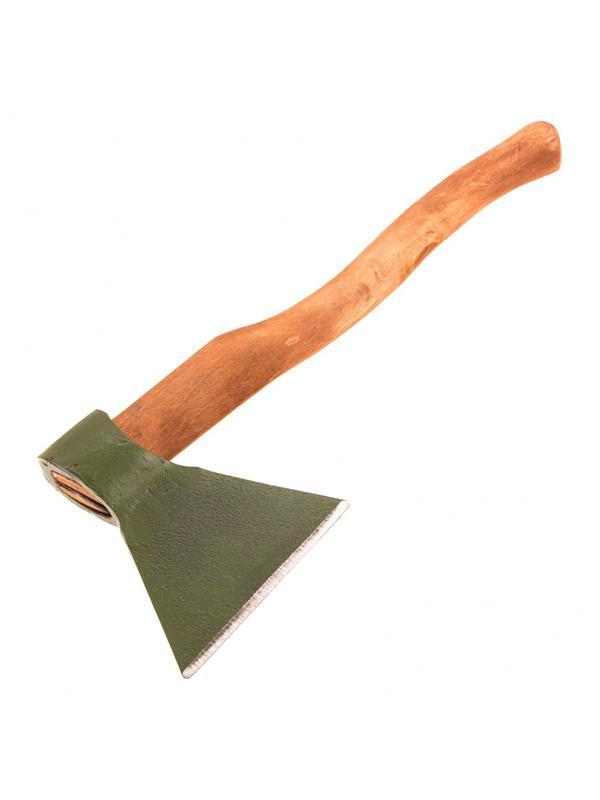 Топор кованный, в сборе, 1400/1750 г, деревянное топорище, 500 мм, Б4 Сибртех