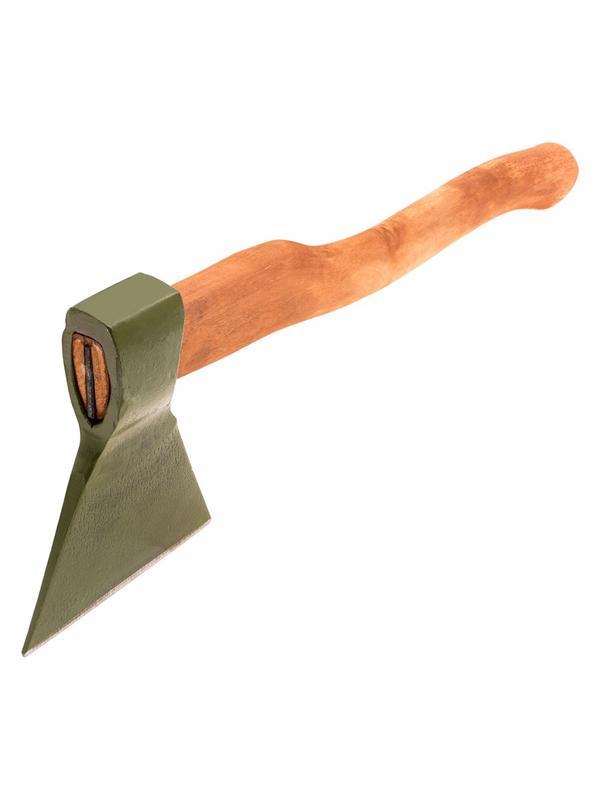Топор кованный, в сборе, 1400/1750 г, деревянное топорище, 500 мм, Б4 Сибртех
