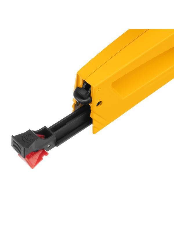 Степлер мебельный, алюминиевый корпус, тип 53, 6-14 мм, тип 300, 15 мм, тип 500, 15 мм Denzel