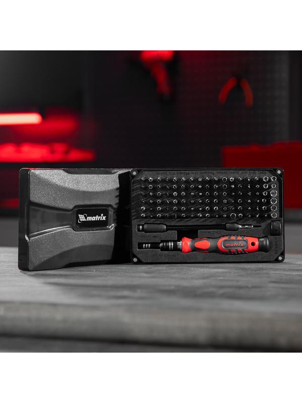 Набор для точных работ 107 в 1, универсальный, сталь CrV Matrix