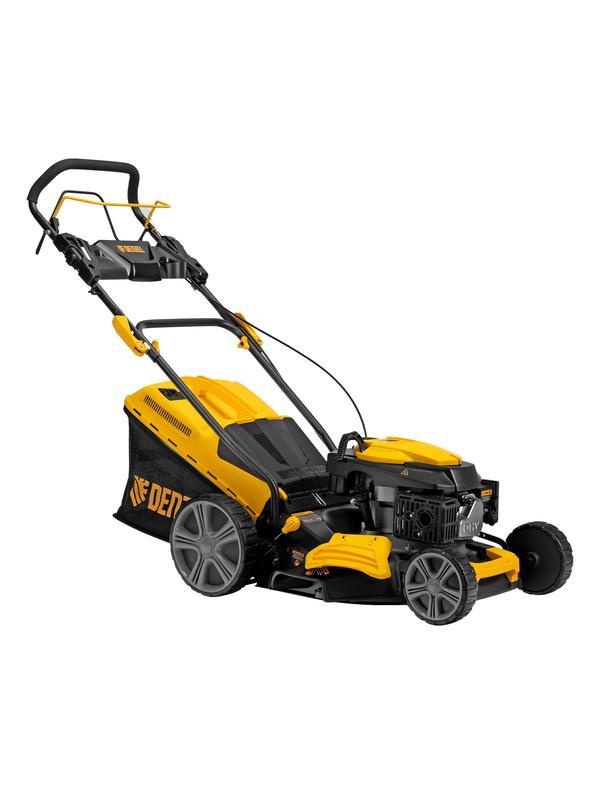 Газонокосилка бензиновая GLD-460SP, 146 куб.см, ширина 46 см, привод 7 уровней, травосборник 50 л Denzel