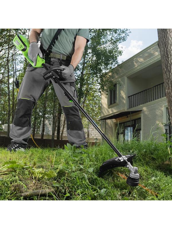 Триммер электрический ЭК-1200, 1200 Вт, 380 мм, разборная штанга, катушка, диск Сибртех