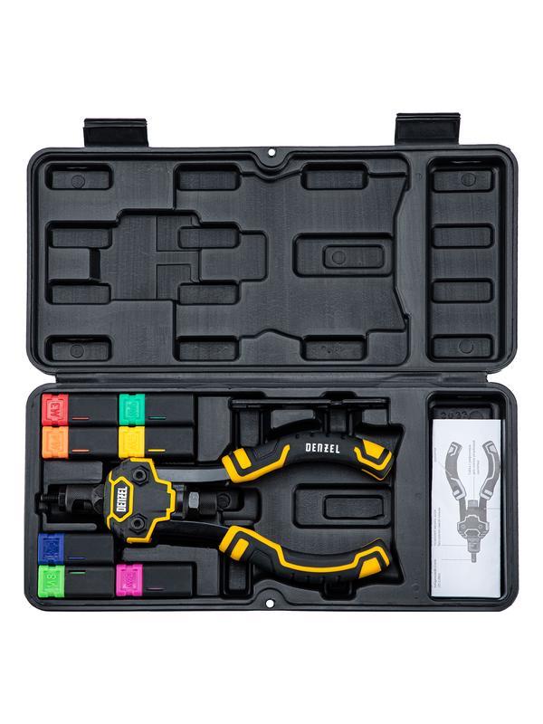 Заклепочник для резьбовых заклепок, двуручный, заклепки М3, М4, М5, М6, М8, М10, M12 Denzel