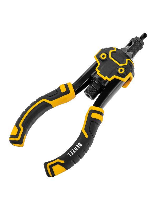 Заклепочник для резьбовых заклепок, двуручный, заклепки М3, М4, М5, М6, М8, М10, M12 Denzel