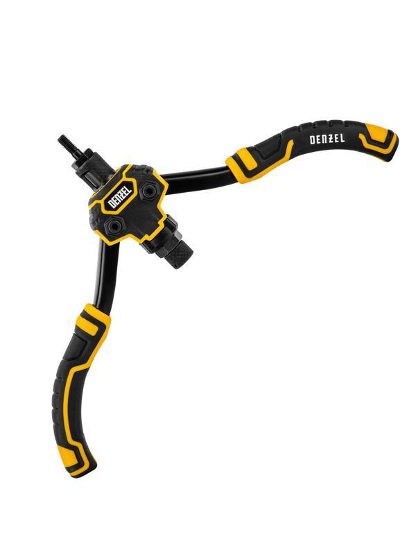 Заклепочник для резьбовых заклепок, двуручный, заклепки М3, М4, М5, М6, М8, М10, M12 Denzel