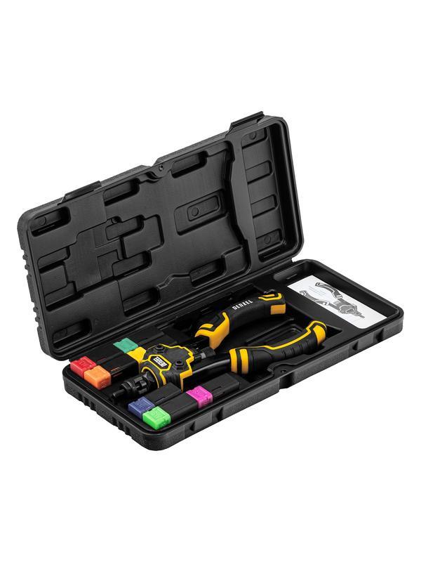 Заклепочник для резьбовых заклепок, двуручный, заклепки М3, М4, М5, М6, М8, М10, M12 Denzel