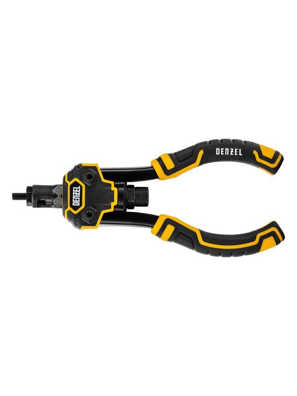 Заклепочник для резьбовых заклепок, двуручный, заклепки М3, М4, М5, М6, М8, М10, M12 Denzel