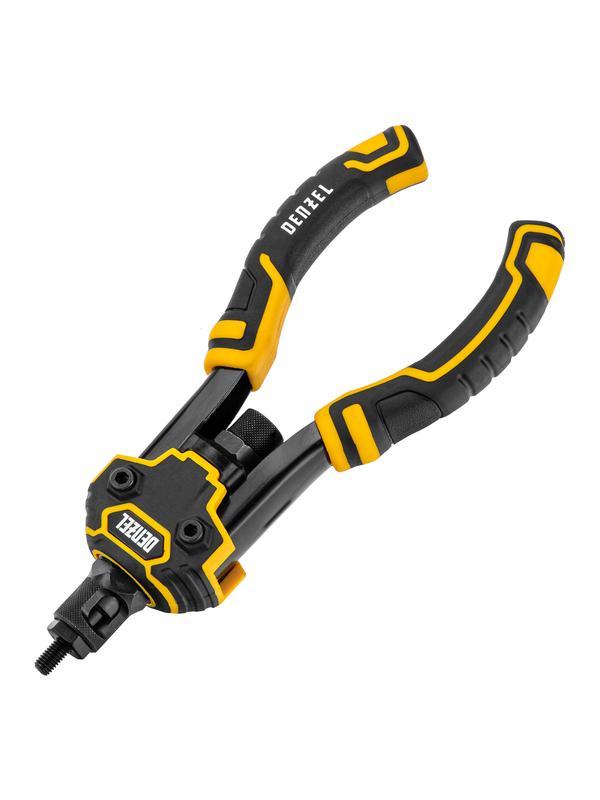 Заклепочник для резьбовых заклепок, двуручный, заклепки М3, М4, М5, М6, М8, М10, M12 Denzel