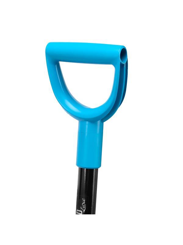 Лопата прямоугольная, 185х280х1190 мм, цельнометаллическая, LUXE Palisad