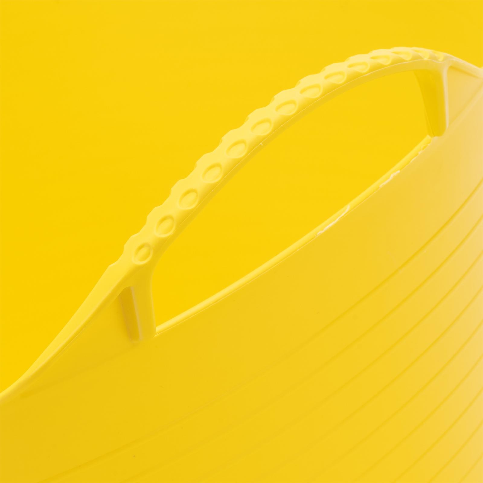 Ведро гибкое сверхпрочное, 28 л, желтое, Россия, Сибртех