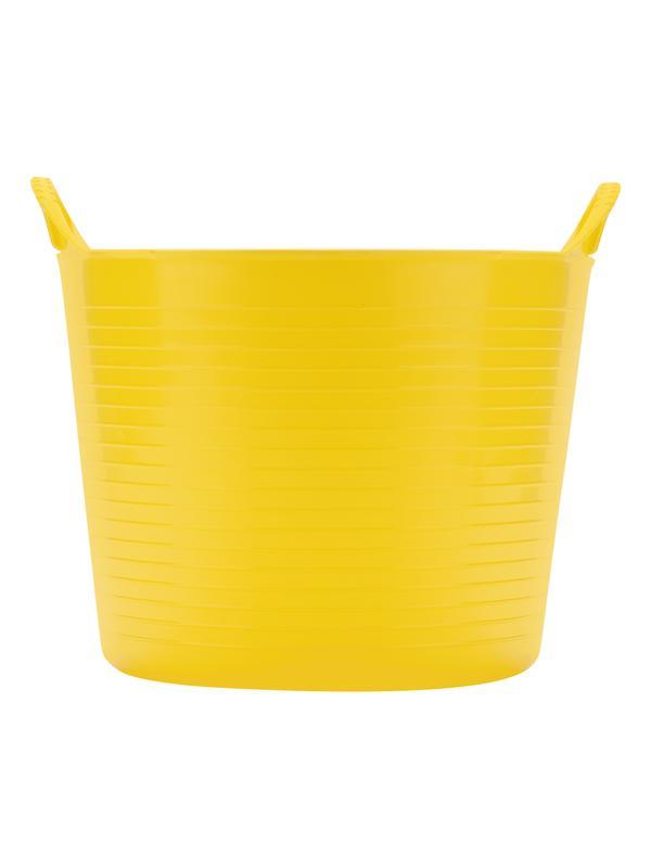 Ведро гибкое сверхпрочное, 28 л, желтое, Россия, Сибртех