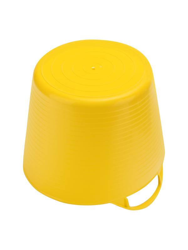 Ведро гибкое сверхпрочное, 28 л, желтое, Россия, Сибртех