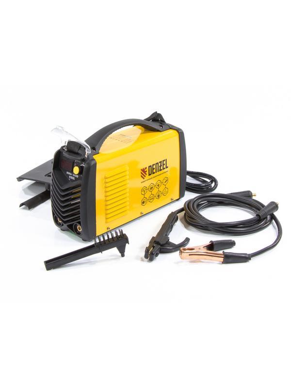 Аппарат инверторный дуговой сварки ММА-160ID, 160 А, ПВР 60%, диаметр электрода 1.6-3.2 мм, провод 2 м Denzel