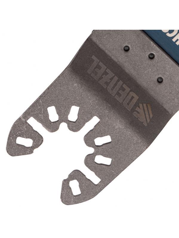 Насадка для МФИ режущая пазовая прямая, HCS, по дереву, 34 х 1.4 мм, мелкий зуб Denzel