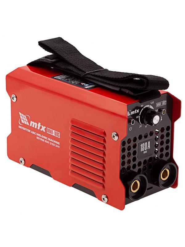 Инверторный аппарат дуговой сварки MMA-180S, 180 А, ПВ60%, диаметр электрода 1,6-4 мм MTX
