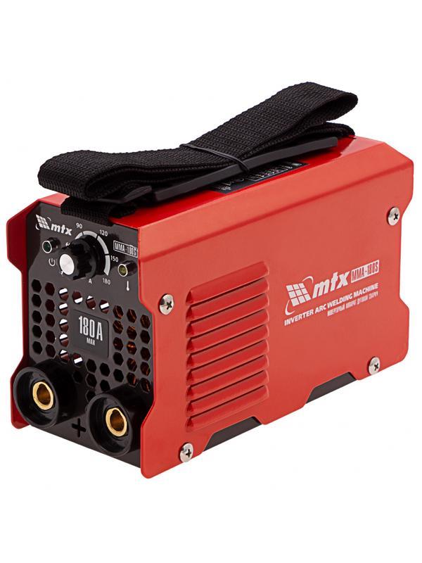 Инверторный аппарат дуговой сварки MMA-180S, 180 А, ПВ60%, диаметр электрода 1,6-4 мм MTX