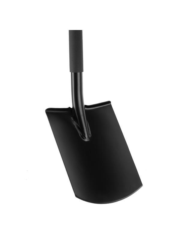 Лопата прямоугольная профессиональная, 195х285х1200 мм, цельнометаллическая, LUXE Palisad