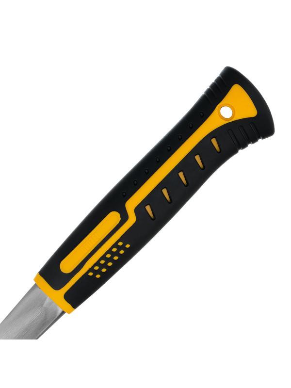 Молоток-гвоздодер 350 г, цельнометаллический, двухкомпонентная рукоятка Denzel