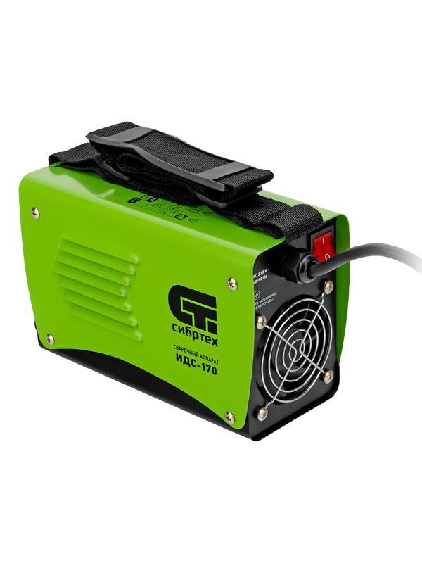 Аппарат инверторный дуговой сварки ИДС-170, 170 А, ПВ 80%, диаметр электрода 1.6-3.2 мм Сибртех