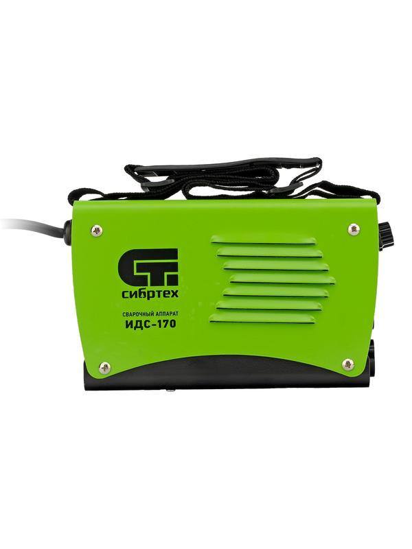 Аппарат инверторный дуговой сварки ИДС-170, 170 А, ПВ 80%, диаметр электрода 1.6-3.2 мм Сибртех