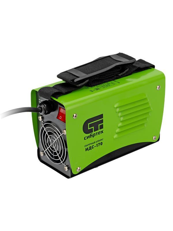 Аппарат инверторный дуговой сварки ИДС-170, 170 А, ПВ 80%, диаметр электрода 1.6-3.2 мм Сибртех